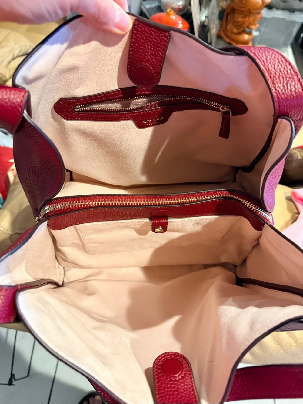 Kate Spade Knott Large Pebbled Leather Shoulder Bag